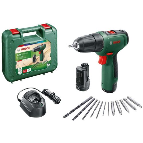 Bosch 06039D3007 easydrill 1200 akumulatorska bu&amp;scaron;ilica-odvrtač + 2x1.5Ah akumulator + punjač + kofer Slike