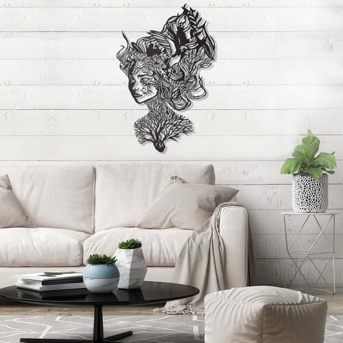 Atelier Del Sofa zidna dekoracija Heart Of Beauty, 47x70 cm 2 mm, Crna Slike