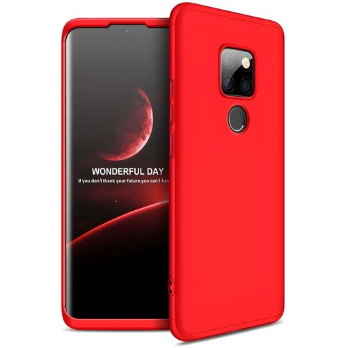 GKK Za&amp;scaron;titna futrola 360 - Prednji i stražnji poklopac cijelog mobitela za Huawei Mate 20 - Crvena Slike