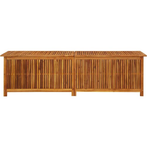  Vrtna kutija za pohranu 200 x 50 x 58 cm masivno bagremovo drvo Slike