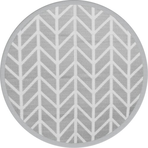 Maison Chic Zunanja Preproga, Rug siva Ø160 cm PP, (22122654) Cene