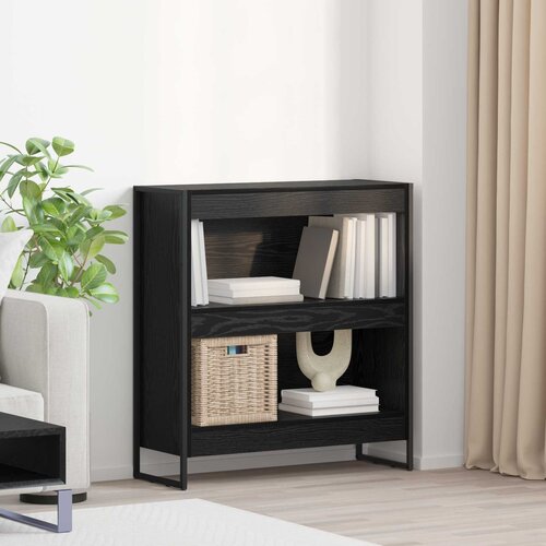 vidaXL Ormarić za knjige Crni hrast 80 x 30 x 155 cm Konstruirano drvo Cijene