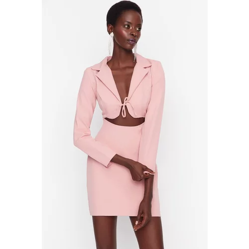 Trendyol Pink Collar Detailed Dress