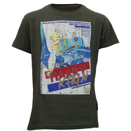 Harry Kayn Majice s kratkimi rokavi T-shirt gar&ccedil;on ECETUP Kaki Cene