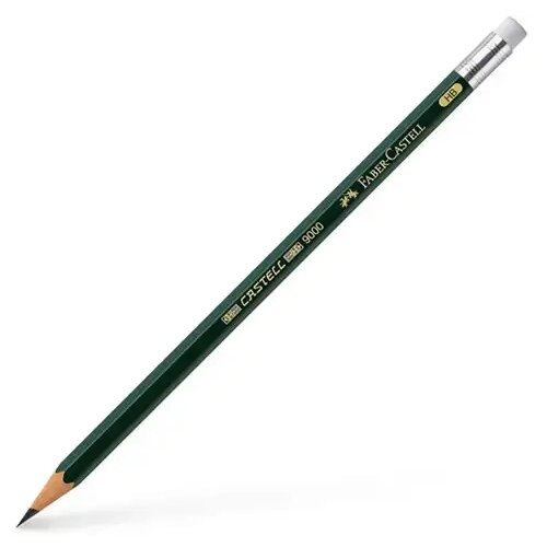 Faber-Castell Castell 9000 grafitna olovka s gumicom - HB Cijene