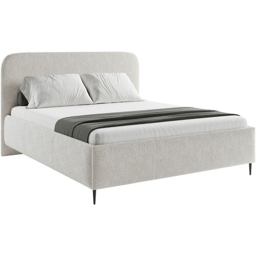MID.YOU OBLAZINJENA POSTELJA 180 cm x 200 cm , les, tekstil, leseni material bež Slike