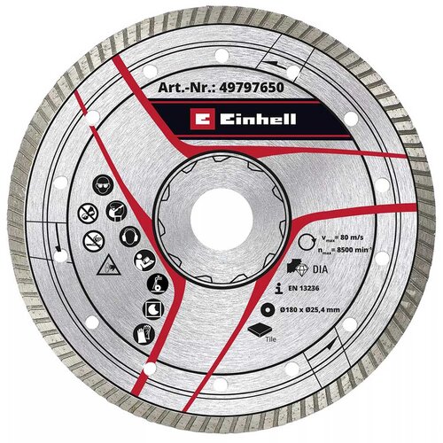 Einhell Dijamantna rezna ploča 180x25,4 Turbo Cene