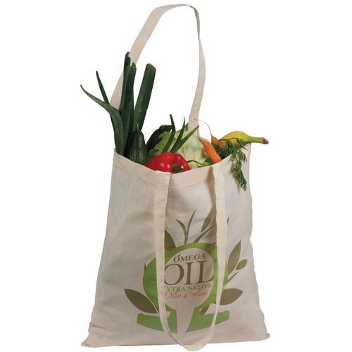  VREĆICE ZA KUPOVINU PAMUČNA 37X41CM DUGE RUČKE MANACOR EASY 216406 NATUR Slike