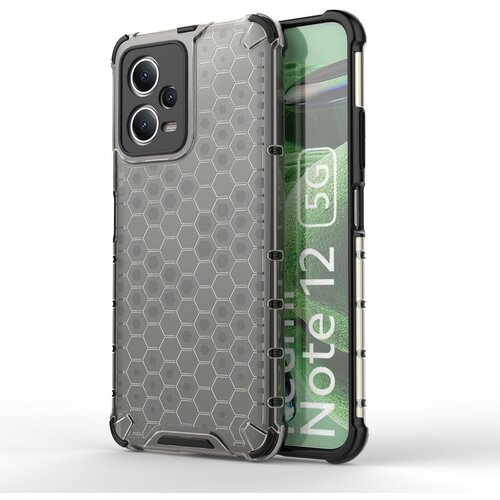 HURTEL Armored hybrid etui za Xiaomi Redmi Note 12 5G / Poco X5 5G Honeycomb črn, (21896225) Cene
