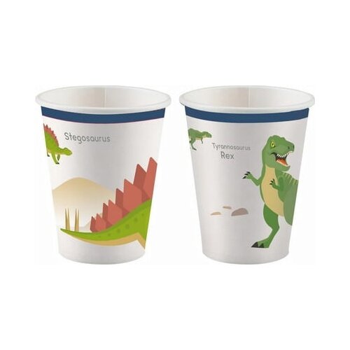 Amscan Lončki za zabavo &amp;quot;Happy Dinosaur&amp;quot; 8 kos Slike