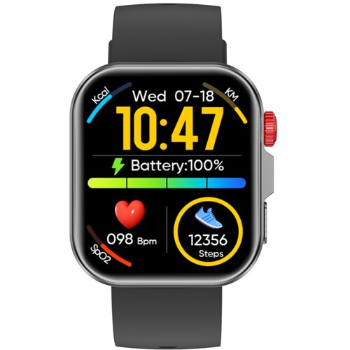 INF Pametna ura 1.82 palca z Bluetooth klici in pomočnikom Black, (5000506145) Slike