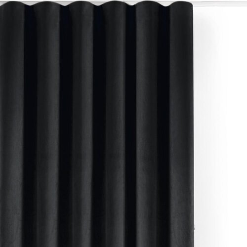 Filumi Crna zavjesa za djelomično zamračenje od samta 530x225 cm Velto &amp;ndash; Slike