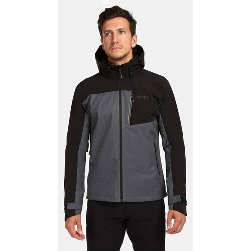 Kilpi Men&amp;#039;s softshell jacket RAVIO-M Dark grey Slike