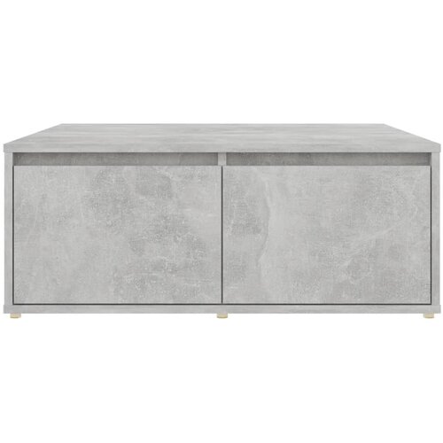  Stolić za kavu siva boja betona 80 x 80 x 31 cm od iverice Slike