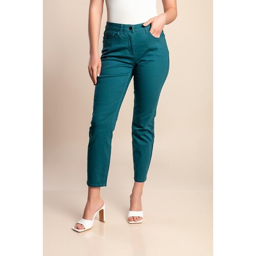 Fenzy 7/8 Bombažne Hlače, Zelene Cene