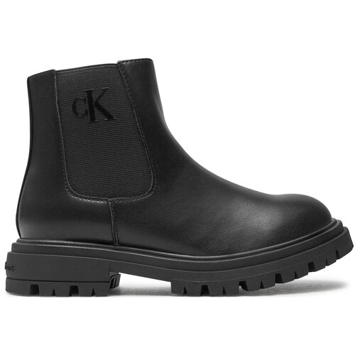 Calvin Klein Jeans Škornji Chelsea Boot V3X5-81097-1355 S Črna Cene