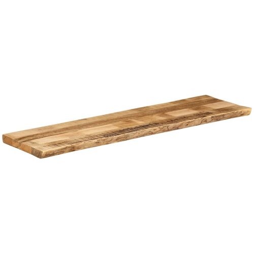 Stolna ploča sa živi rub 180x40x2,5cm masivno grubo drvo manga Slike