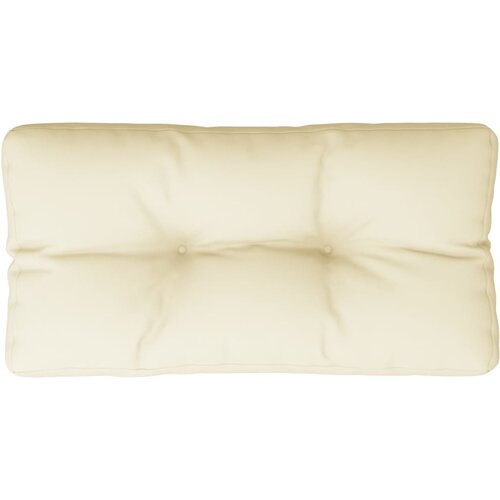  Jastuk za palete krem 80 x 40 x 12 cm od tkanine Slike