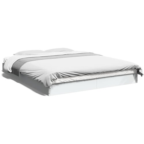 vidaXL Okvir za krevet bijeli 160x200 cm konstruirano drvo Cijene