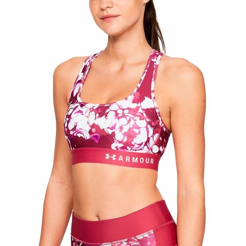 Under Armour Mid Crossback Printed Bra Compression Bra Slike