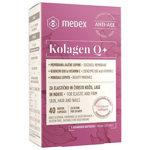 Medex Kollagen Q+ - 40 kaps. Slike