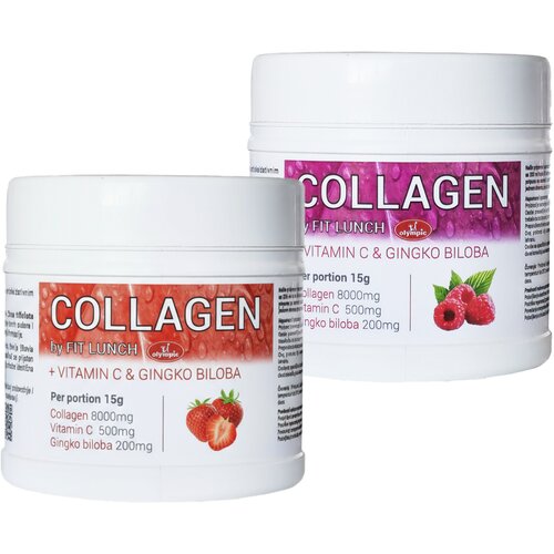 Olympic Kolagen + Vitamin C&Gingko Biloba Jagoda i malina 450g, 2 komada Cene