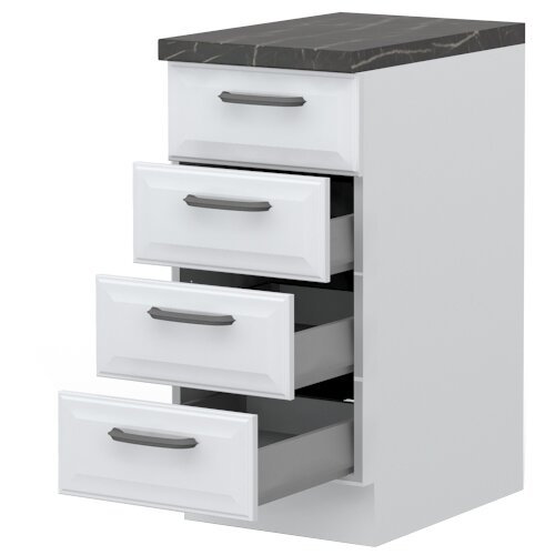 Jela ELEMENT ZA KUHINJU EVIA R-40-4MBOX SA METALNIM LADICAMA Slike