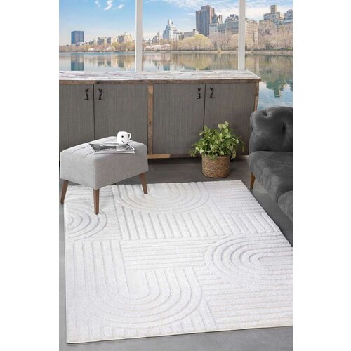 Conceptum Hypnose tepih 0691B, pravougaoni, 120x350 cm, bež Cene
