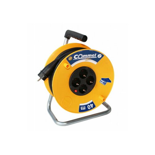Commel kablovska motalica sa 40m kabla na plastičnom bubnju 280mm H05VV-F 3G1,5 C0956 Cene
