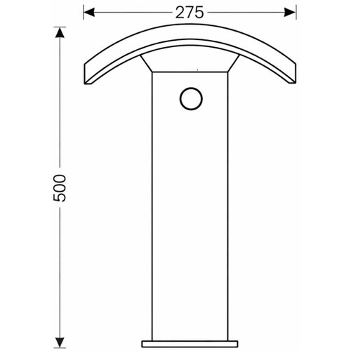  Brilagi - LED spolja&amp;scaron;nja lampa sa senzorom ARCELO LED/9W/230V 50 cm IP54 Slike