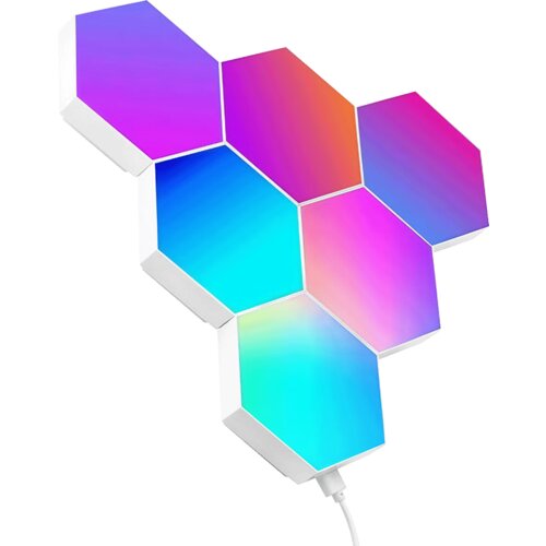Tracer Pametna RGB svjetiljka, hexagon, set - Smart Hexagon RGB lamps, Bijela Cijene