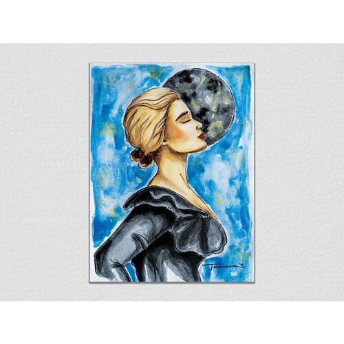 Kratago umetnička slika "Blonde side of the Moon" reprodukci Cene