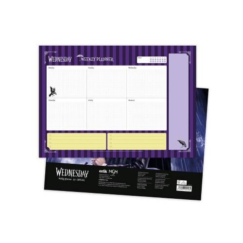 Grupo Erik Editores S. L. Wednesday - Stoni planer A3 - Wednesday Slike