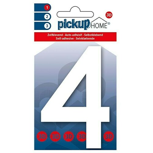 Rio Številka Pickup 3D Home Rio (Motiv: 4, višina: 10 cm, bele barve) Cene