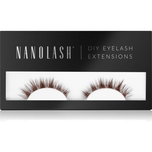 Nanolash DIY Eyelash Extensions set za podaljševanje trepalnic doma Harmony BROWN 36 kos Cene