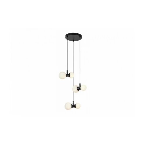 Rabalux Visilica Lition G9 6x MAX 28W crna (72300) Cene