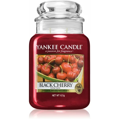 Yankee Candle Black Cherry dišeča svečka 411 g unisex