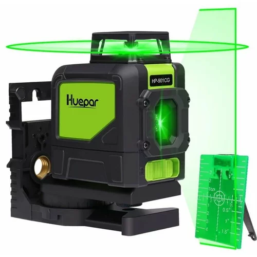  360 stupnjeva green rotacijski laser s 5 linija - razina crni petak
