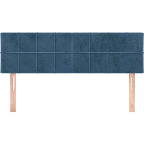  Uzglavlja 2 kom tamnoplava 72 x 5 x 78/88 cm bar&amp;scaron;unasta Slike