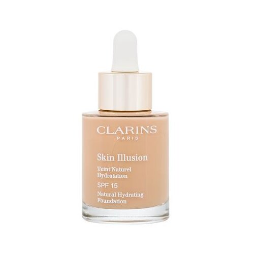 Clarins skin Illusion Natural Hydrating SPF15 vlažilni puder z uv filtrom 30 ml odtenek 110 Honey Cene