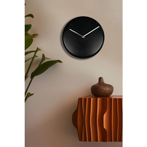 Wallity Zidni sat 30Sivmet, 30x30 cm, Crni Slike