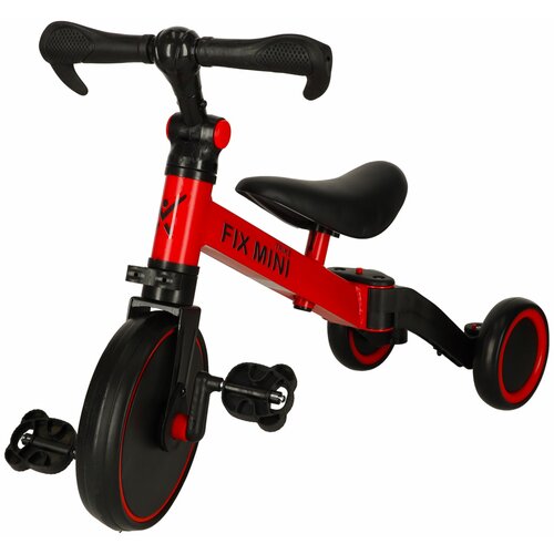  Sklopivi multifunkcionalni tricikl Fix Mini 3u1 - crveni Slike