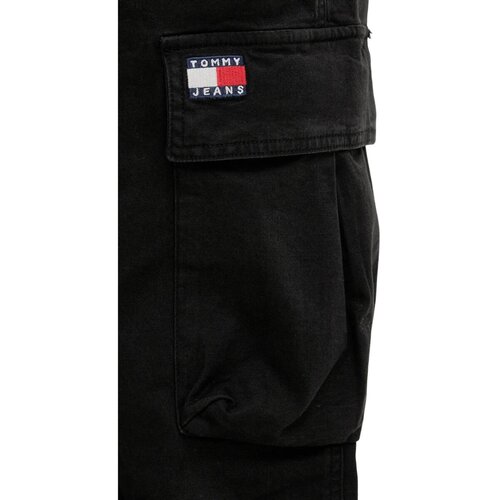 Tommy Hilfiger Hlače cargo TJM OTIS CO CANVAS C DM0DM22403 Črna Slike
