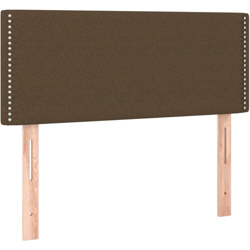 Maison Chic posteljno vzglavje - vzglavna omarica - nočna omarica temno rjavo 80x5x78/88 cm blago, (21706857) Slike