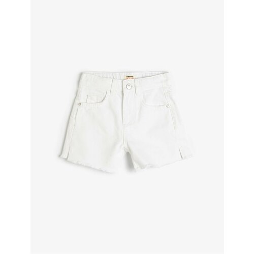 Koton Denim Shorts with Slit Detailed Pocket. Cotton Cene