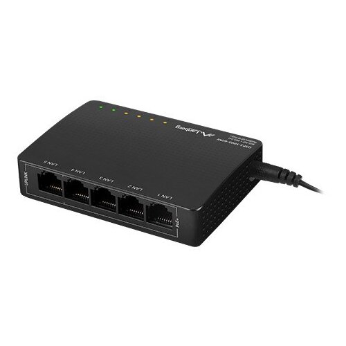 Lanberg Switch PoE DSP3-1005-60W (5-port, 1Gb/s) Cene