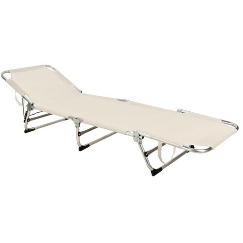  Sklopiva podesiva ležaljka SUNO 56x190 cm krem Slike