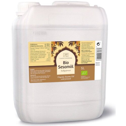 Classic Ayurveda Sezamovo olje, bio - 5 l Cene