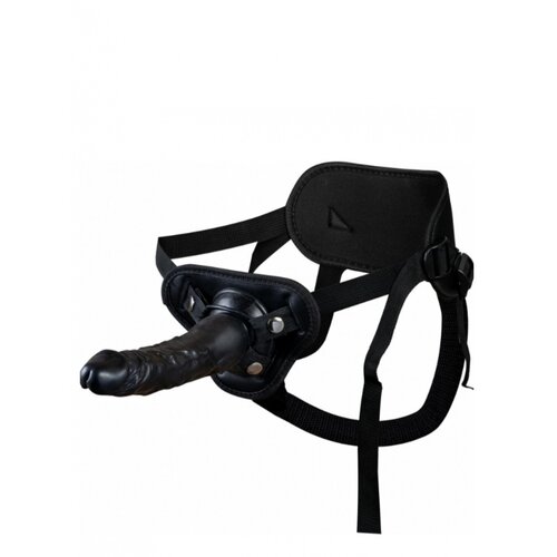  Rocky crni strap-on od PVC-a &mdash; penetracija 20 cm &mdash; AT 1175 Cene