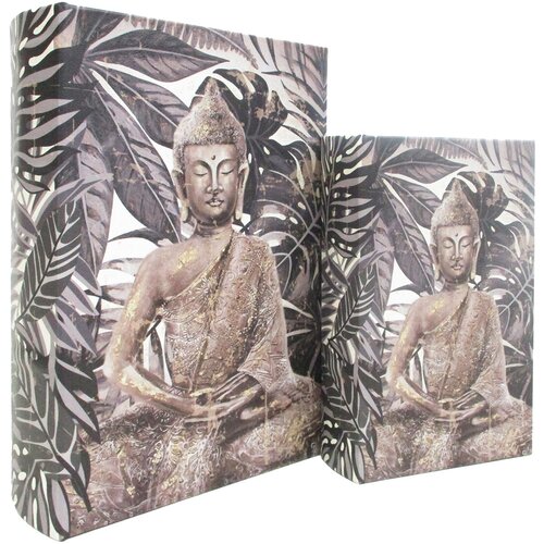 Signes Grimalt Košare, škatle in košarice Buddha Book 2 Enote Siva Cene